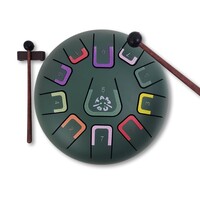 Tambú 8 - tongdrum mat groen 11 noten