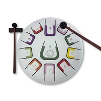 Tambú 8 - tongdrum mat wit 11 noten