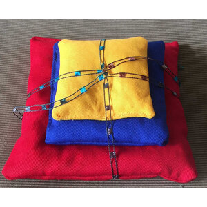 Speelbelovend Gekleurde zakjes kersenpitten, zand en rijst Speelbelovend Gekleurde zakjes kersenpitten, zand en rijst