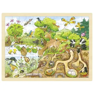 Goki Houten puzzel de natuur verkennen