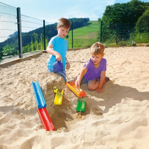 Erzi Erzi 5-delige houten water- zand- en knikkerbaan