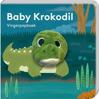 Vingerpopboekje -Baby Krokodil