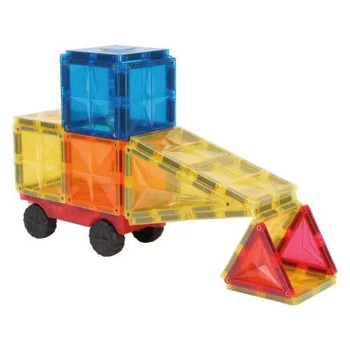 Cleverclixx Magnetische tegels Cleverclixx auto set regenboog