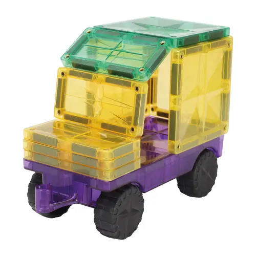 Cleverclixx Magnetische tegels Cleverclixx auto set regenboog