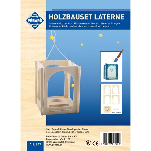 Pebaro Peebaro DIY houten lantaarn