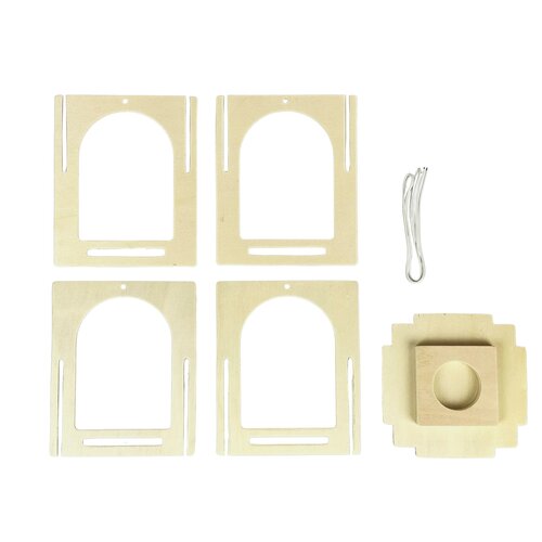 Pebaro Peebaro DIY houten lantaarn