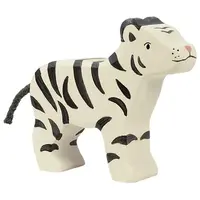 Holztiger witte tijger 9 cm