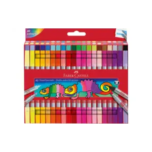 Faber Castell - Eberhard Faber Viltstift Faber Castell Duo 40 stuks