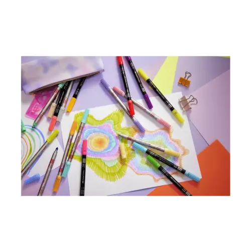 Faber Castell - Eberhard Faber Faber Castell Viltstift FC Duo 40 stuks, dunne en dikke punt