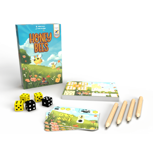 Honey Bees, Roll and Write spel, vanaf 8 jaar