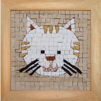 Mozaiek DIY Kat met lijst