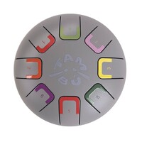 Baby Tambú 6 - tongdrum  rookgrijs - 8 noten