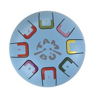 Baby Tambú 6 - tongdrum  hemelsblauw - 8 noten