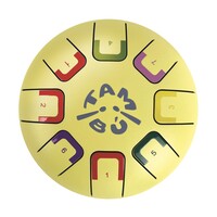 Baby Tambú 6 - tongdrum  geel - 8 noten