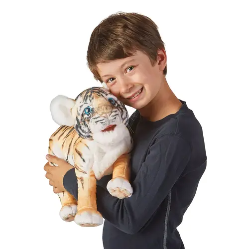 Folkmanis handpoppen en poppenkastpoppen Folkmanis handpop baby tijger