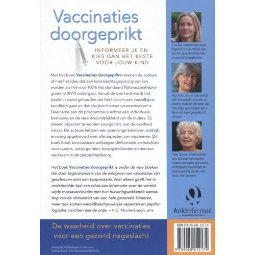 Uitgeverij Ank Hermes kinderboeken Vaccinaties doorgeprikt, informeer je en kies dan het beste voor jouw kind