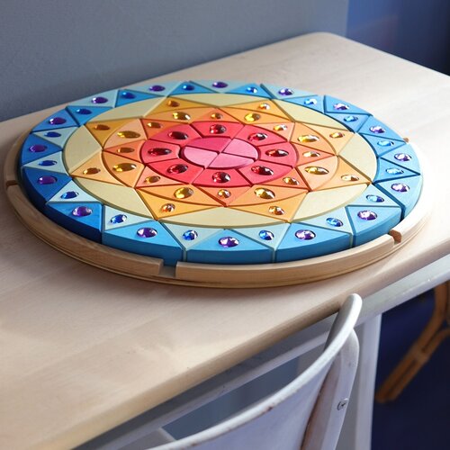 Grimm's Grimms sparkling mandala sun met glitterstenen