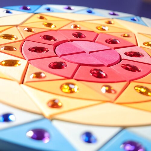Grimm's Grimms sparkling mandala sun met glitterstenen