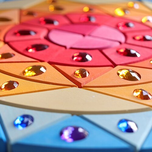 Grimm's Grimms sparkling mandala sun met glitterstenen