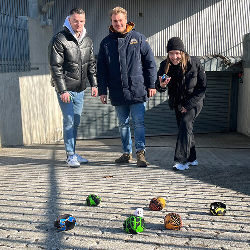 CrossBoccia Crossboccia® Familieset Pro voor 4 spelers "Labyrinth"