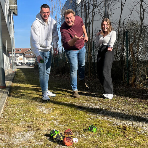 CrossBoccia Crossboccia® Familieset Pro voor 4 spelers "Labyrinth"