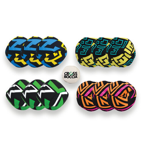 CrossBoccia Crossboccia® Familieset Pro voor 4 spelers "Labyrinth"
