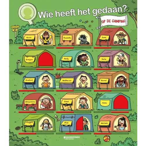 Davidsfonds  Wie heeft het gedaan? Op de camping, vanaf 7 jaar