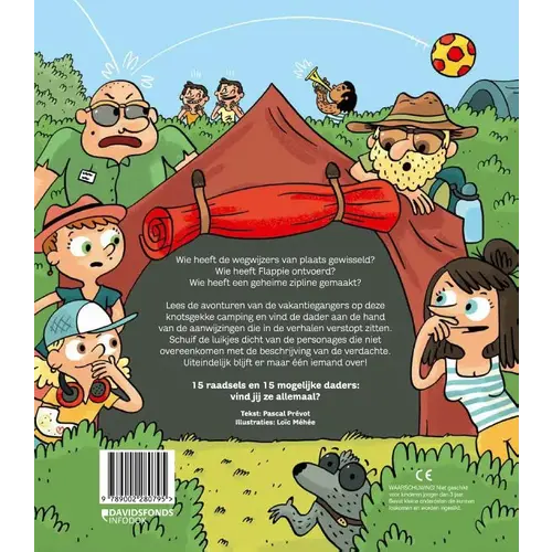 Davidsfonds  Wie heeft het gedaan? Op de camping, vanaf 7 jaar