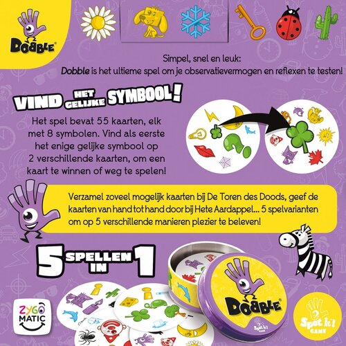 Asmodee Asmodee Dobble Classic, vanaf 6 jaar