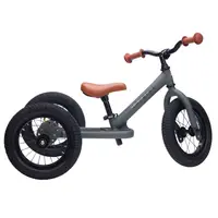 Trybike loopfiets vintage mat grijs