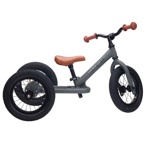 Trybike Trybike loopfiets vintage mat grijs Trybike Trybike loopfiets vintage mat grijs