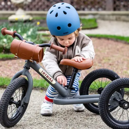 Trybike Trybike steel loopfiets 2 in 1 concept - vintage mat grijs