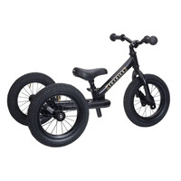 Trybike loopfiets vintage mat zwart