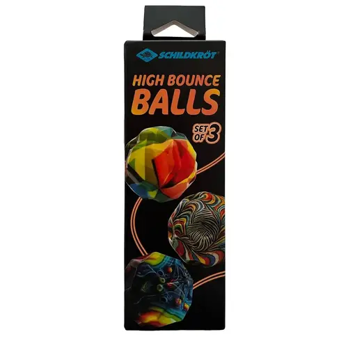 Schildkröt High bounce balls - 3 Hoge stuiterballen - springballen