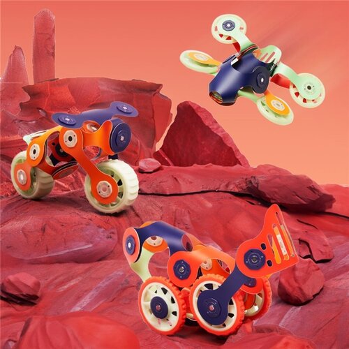 Clixo Clixo Mars Rovers, glow in the dark - 30 stuks