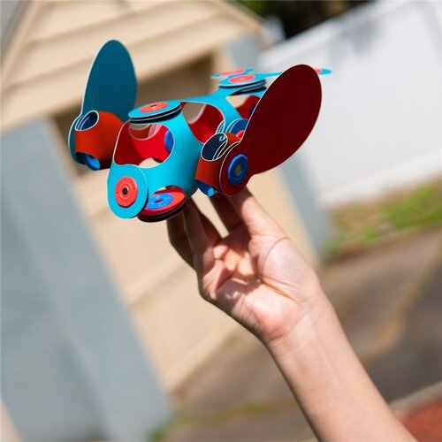 Clixo Clixo Itsy start - flamingo/turquoise, 18 stuks Clixo Clixo Itsy start - flamingo/turquoise, 18 stuks