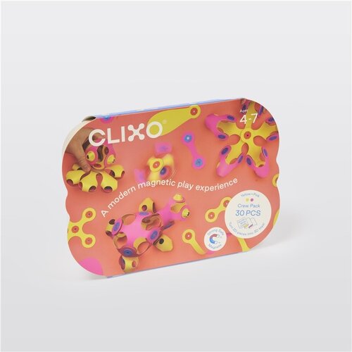 Clixo Clixo Crew roze/geel, 30 stuks