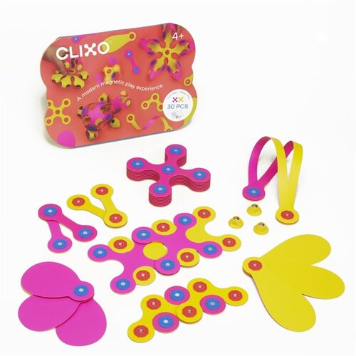 Clixo Clixo Crew roze/geel, 30 stuks
