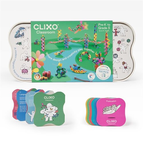 Clixo Clixo Classroom - klassenpakket, 100 stuks met instructiekaarten