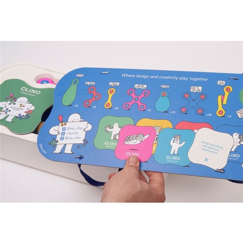 Clixo Clixo Classroom - klassenpakket, 100 stuks met instructiekaarten