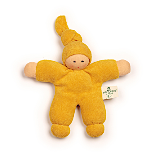 Nänchen Natur poppen Nänchen Natur Knuffelpopje Pimpel geel