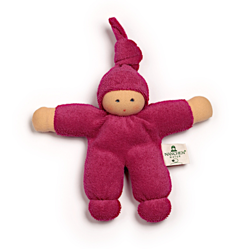 Nänchen Natur poppen Nänchen Natur Knuffelpopje Pimpel paars