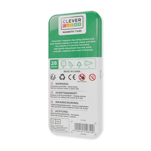 Cleverclixx Magnetische tegels Cleverclixx mini tegels - Reisset pastel Cleverclixx Magnetische tegels Cleverclixx mini tegels - Reisset pastel