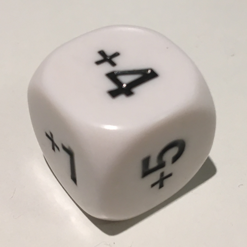 Koplow Games Dobbelstenen +1 tot en met +6 Koplow Games Dobbelstenen +1 tot en met +6