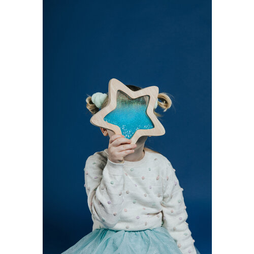 Petit Boum Petit Boum - Sensorische ster - Blauw Orionis