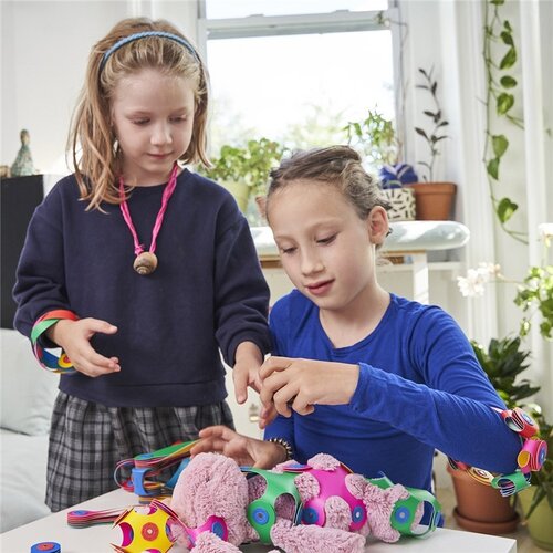 Clixo Clixo Super Rainbow, bouwdoos regenboog, 60 stuks