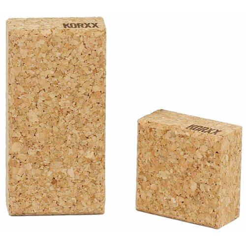 KORXX kurk blokken KORXX Cuboid M - 60 kurk blokken met canvas doos