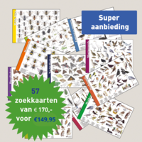 Tringa 57 herkenningskaarten in opbergmap
