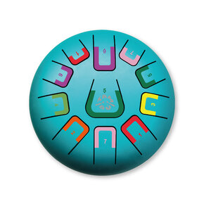 Tambú Tambú 8 - tongdrum mat turquoise 11 noten