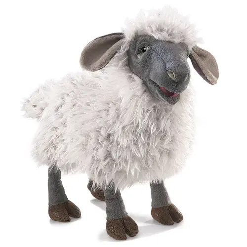 Folkmanis handpoppen en poppenkastpoppen Handpop Blatend schaap Folkmanis handpoppen en poppenkastpoppen Handpop Blatend schaap
